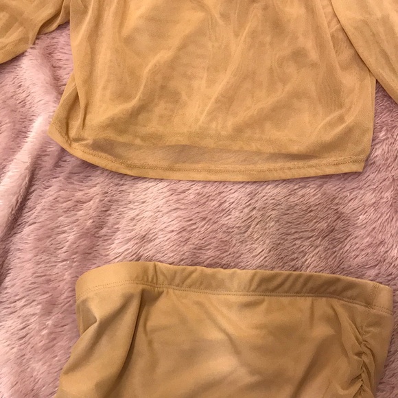 Avail in NUDE mesh skirt set - Picture 6 of 8